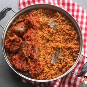 Jollof with goat /beef